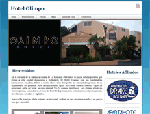 Tablet Screenshot of olimpohotel.com